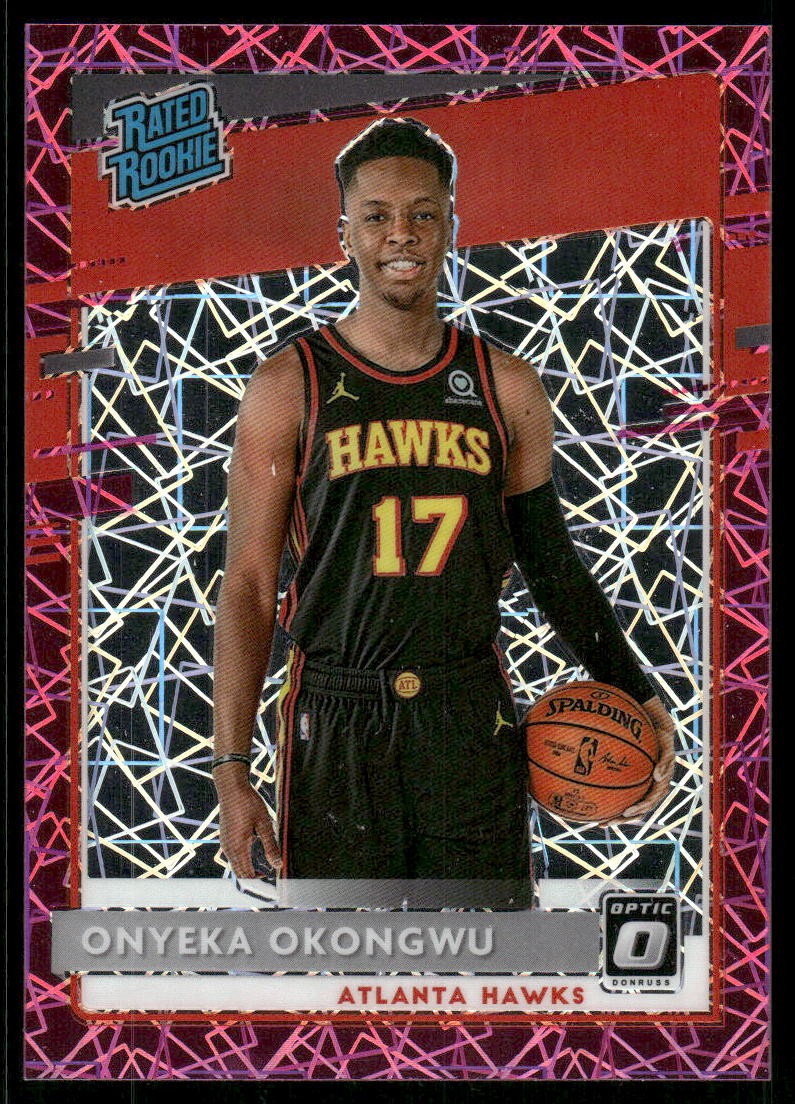 2020-21 Donruss Optic #156 Onyeka Okongwu Pink Velocity #/79