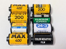 8 Rolls Expired 35mm Film assorted Unknown Expiration Mystery Kodak