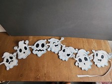 Cute Small Ghost Banner Halloween Garland Ghost Festival Party Decorations