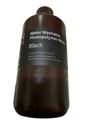 ELEGOO 1000G WASSERWASCHBARES PHOTOPOLYMERHARZ SCHWARZ ()
