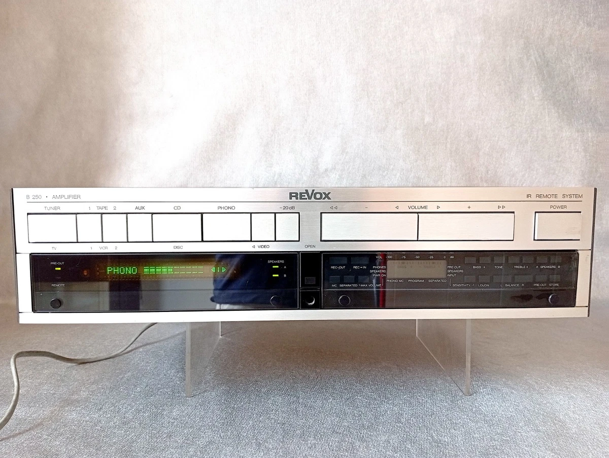 Amplificador integrado Revox B 250 / nuevo / 1988