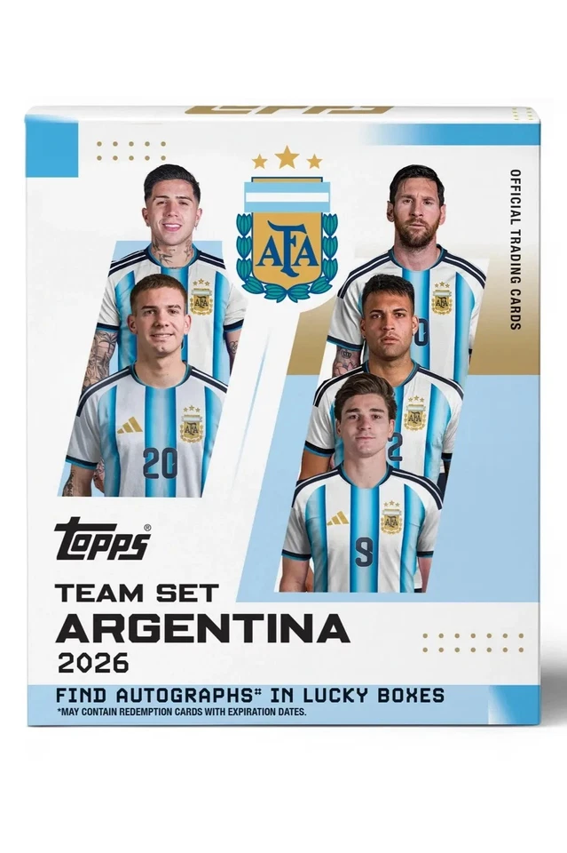 TOPPS ARGENTINA TEAM SET 2026| DAZ | PYP