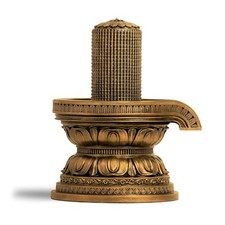 1008 Shiva Lingam Idol 6 pulgadas | Siva Lingam para Pooja | Escultura Shivling