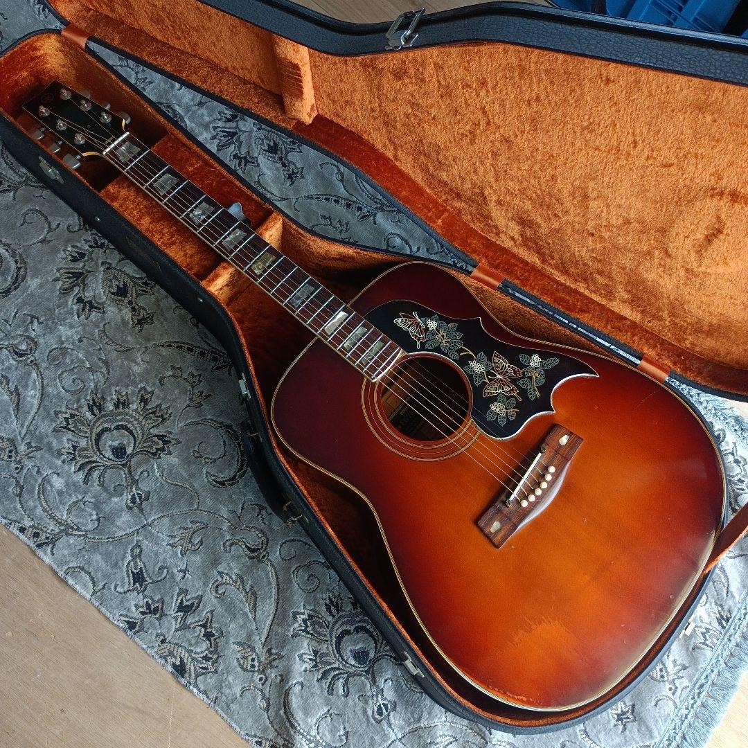 ★美品★ヤマハ★YAMAHA FG700S★ YAMAHA FG700S Black Label Acoustic Guitar 1975 Vintage Shipping