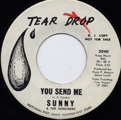 Sunny & The Sunliners - You Send Me / His Greatest Creation (7'') (Very Good (VG)