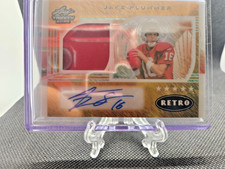 GOLD 2025 Leaf Trinity Jake Plummer Retro Patch Auto 1/1 Grade Ready! MINT!
