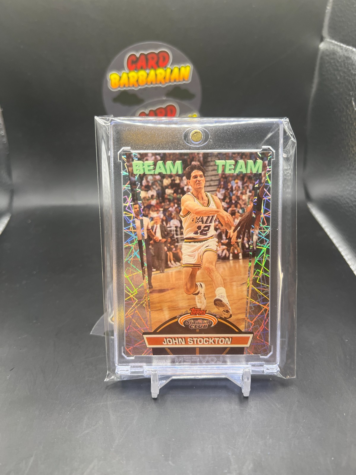 1992-93 Topps Stadium Club - Beam Team John Stockton #11