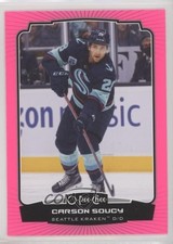 2022-23 O-Pee-Chee Neon Pink 16/75 Carson Soucy #498 0u7i