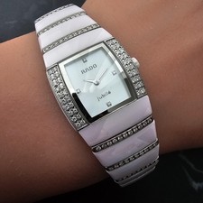 Rado Sintra Jubile Pink Ceramic Diamond Ladie...
