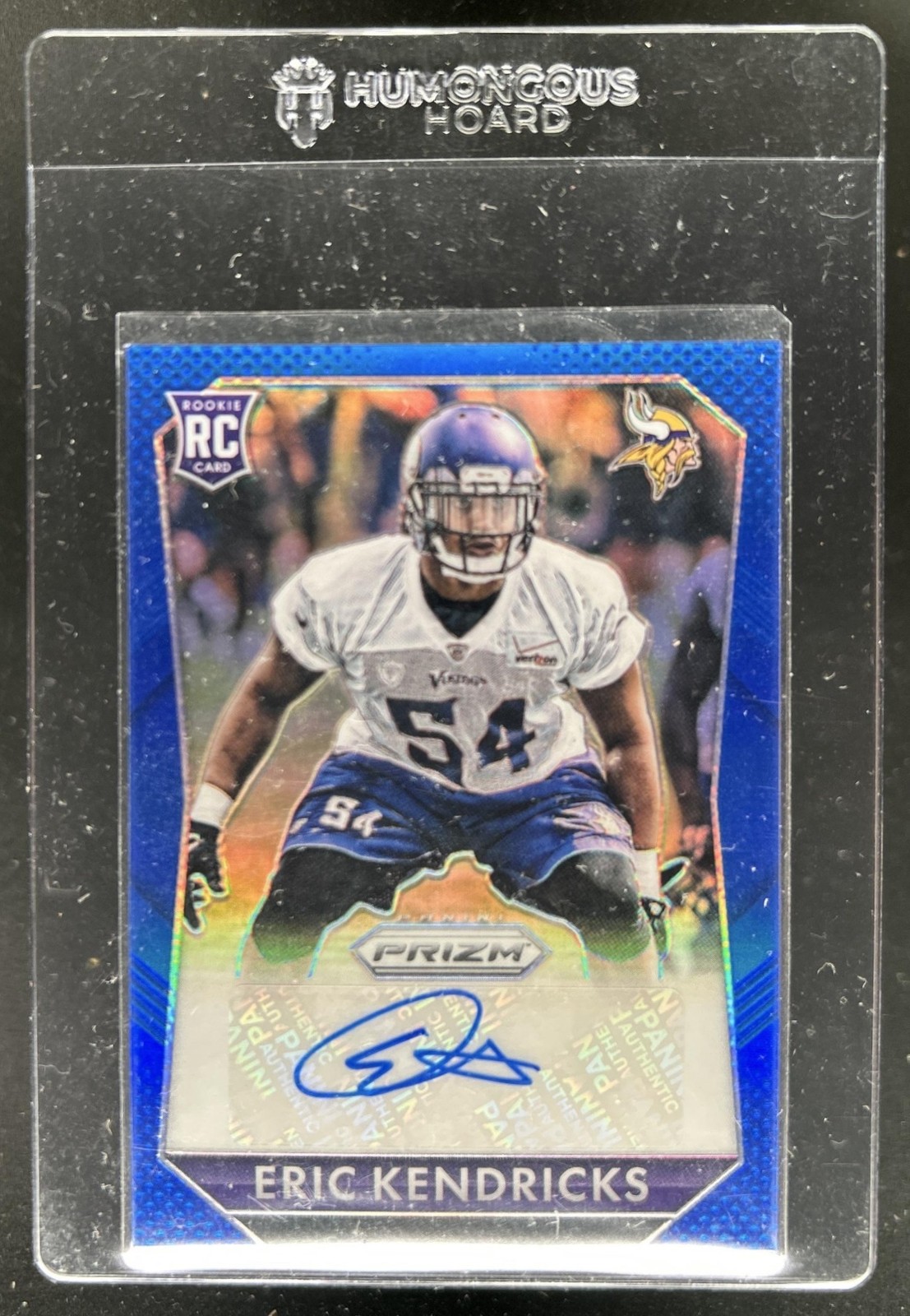 Eric Kendricks Panini Prizm Rookie Signatures #RSEK Blue
