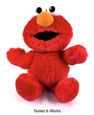 Vintage 1995 Talking Elmo Loves You Plush TYCO Sesame Street Texted  Works