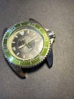 AZ80 Invicta Pro Diver Automatic Green Bezel 24 Jewel 50mm Watch Running As Is** — photo 1