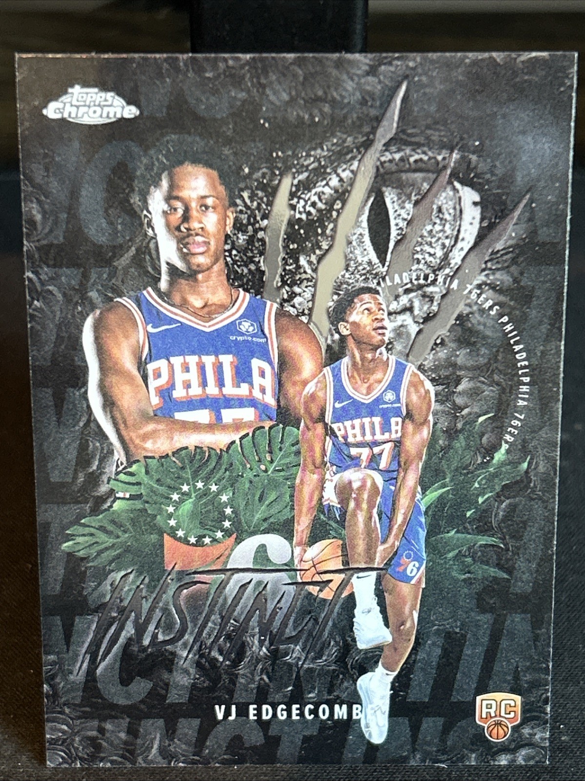 2025-26 Topps Chrome - Instinct VJ Edgecombe #INS-13 (RC)