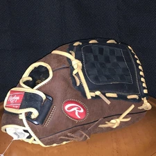Rawlings RBG36BC 12.5" Baseball Softball Glove Basket Web All Leather Shell