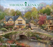 Thomas Kinkade Studios 2026 Deluxe Wall Calendar