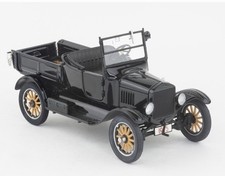1925 Ford Model T Pickup Truck Diecast Black Wood Bed Collectible Display Model