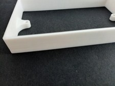 Socket Switch Spacer 20mm. 2-Gang Back Box Extender Walls & Tiles. White