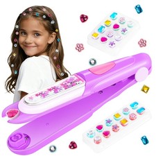 Kids Hair Gem Stamper Kit, Quick Gems Hair Jeweler, Bling Hair Jewels for Gir...