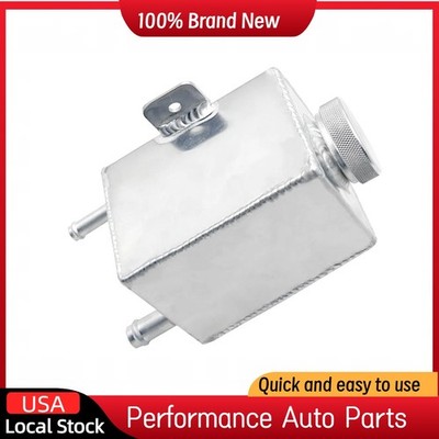 Aluminum 750ml Universal Power Steering Reservoir Tank Bottle With Cap