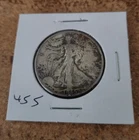 1945 s circulated Walking Liberty half dollar