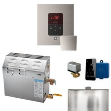 MS 7.5 kW 7500 W Steam Generator Pkg w/square iTempo Control in Brushed Nickel