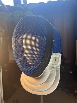 LEONARK Fencing Saber Mask HEMA Helmet Certified CE 350NW  Size Small Long/SL.
