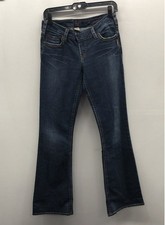 Silver Jeans Women's Tuesday Bootcut Jeans Dark Wash Indigo Sz 30/33