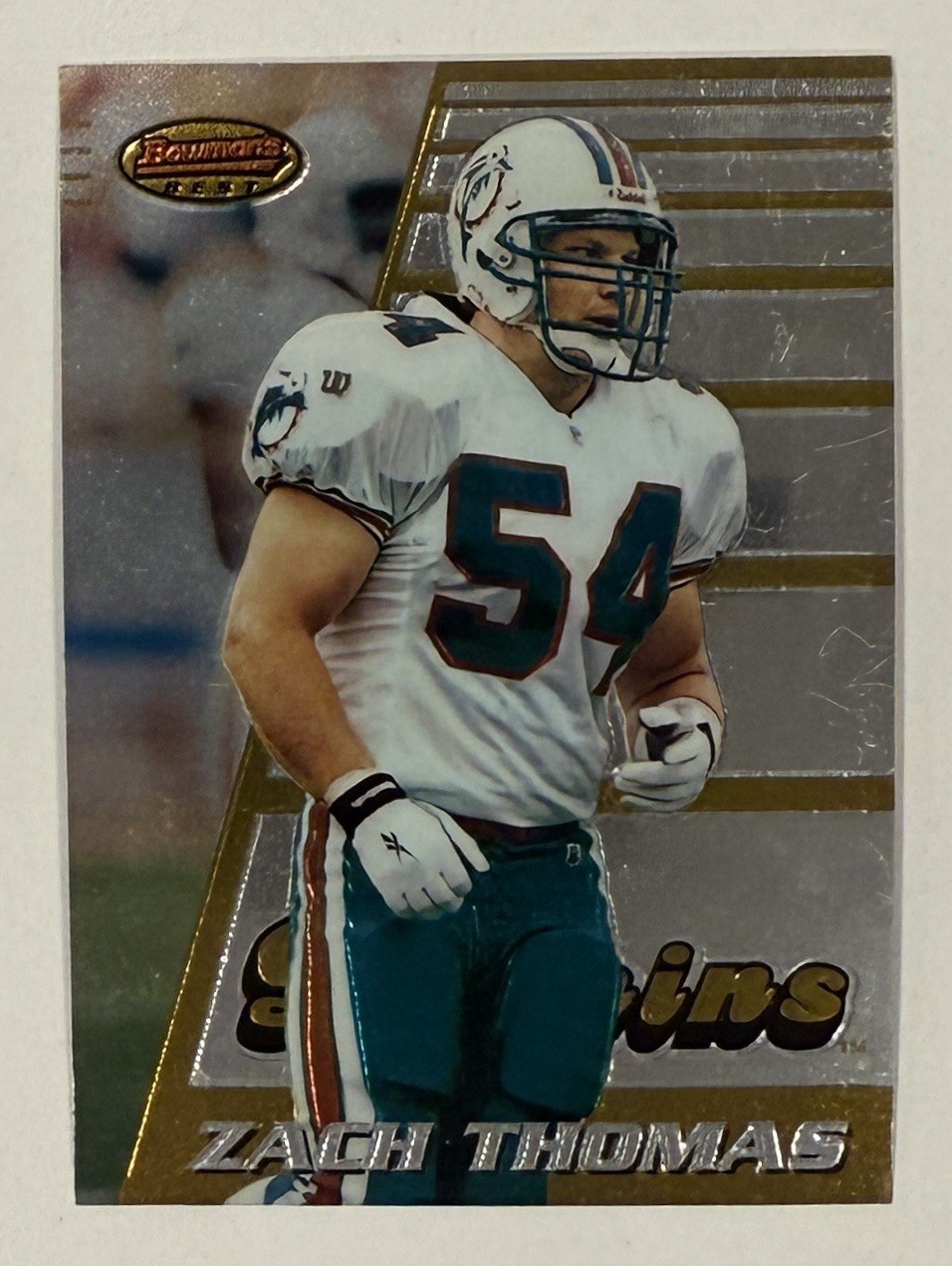 Zach Thomas 1996 Bowman's Best Rookie #175 RC HOF NM or Better
