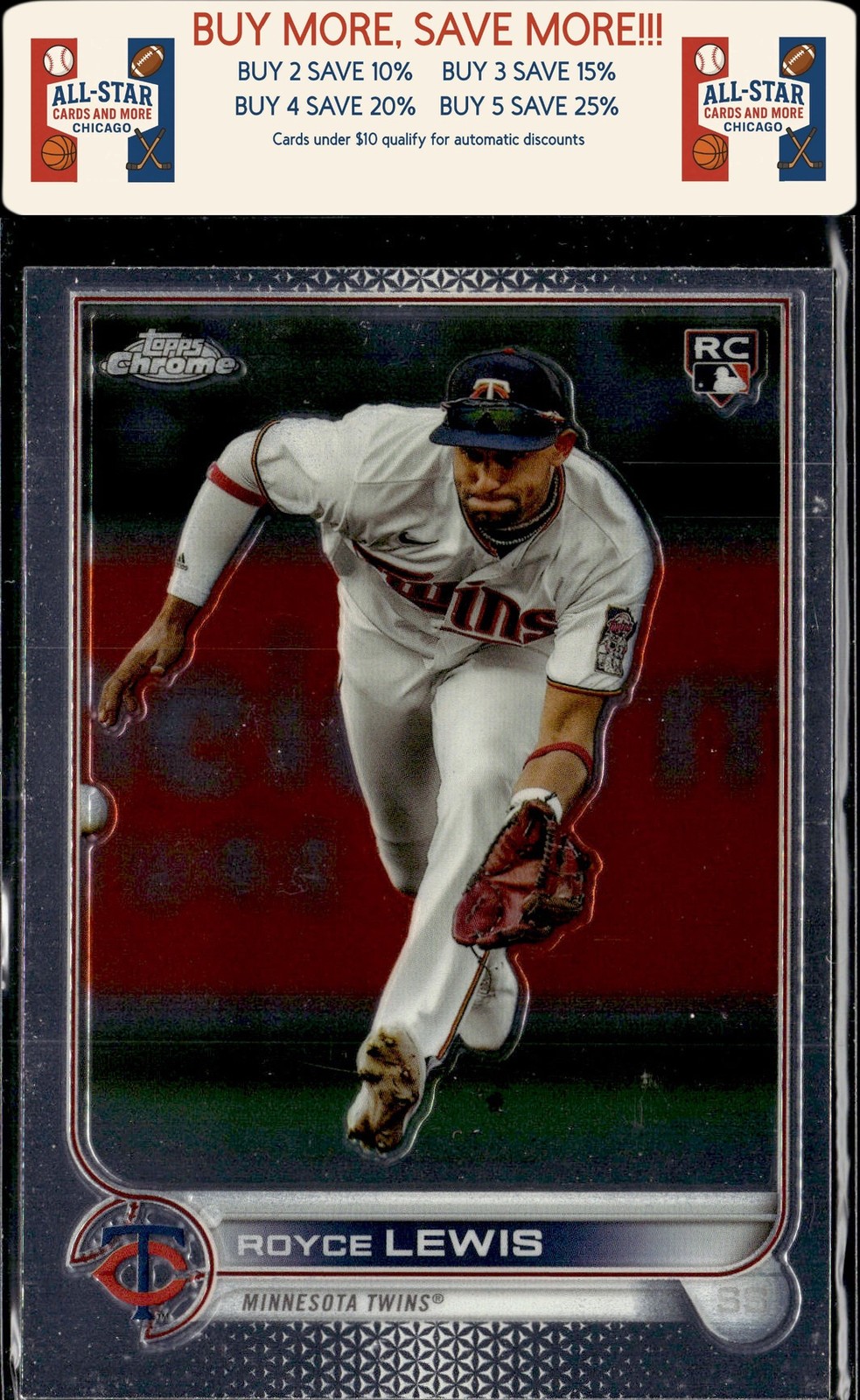 2022 Topps Chrome Update #USC143 Royce Lewis Rookie Minnesota Twins