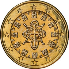 [#382007] Portugal, Euro, 2008, Lisbon, UNZ+, Bi-Metallic, KM:766