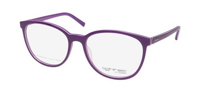 NEW LIGHTEC 8108L EYEWEAR PURPLE SQUARE FRANCE PP012 WOMENS 52-16-135 PLASTIC