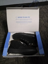 Hey Dude Bradley Leather Boots Black Ankle High Shoe Men Size 12