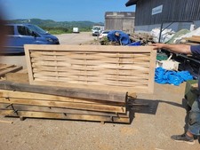Framed Solid Oak Woven Fence Panels 6'x6'- 6'x5'- 6'x3'