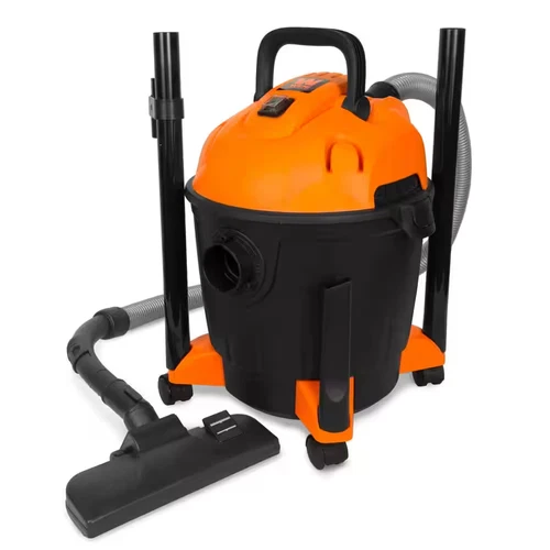 10 Amp 5 Gal. Portable HEPA Wet/Dry Shop Vacuum and Blower with 0.3 Mic Filter,