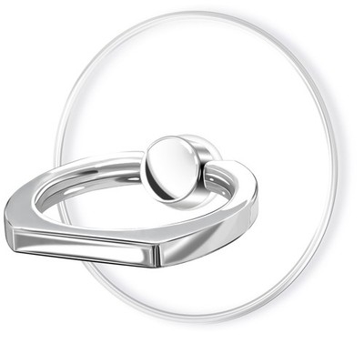 TACOMEGE Transparent Clear Phone Ring Grips Holder Kickstand, Round-clear 