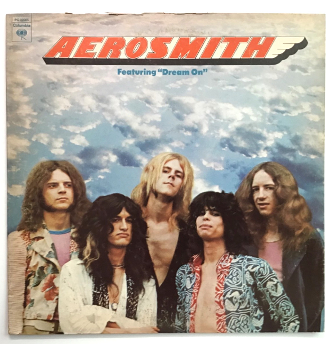 AEROSMITH; SELF TITLED LP #AL32005 COLUMBIA (1973) PITMAN PRESS "VG+/VG+"