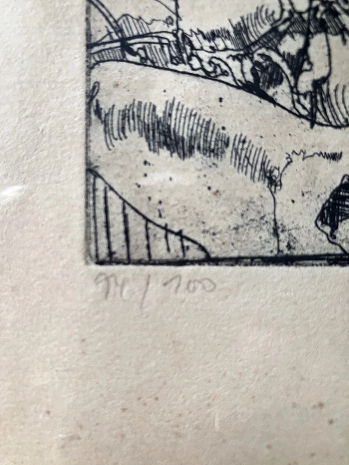 Horst Janssen Radierung Hummer Original Signatur Handsigniert - Bild 4 von 4