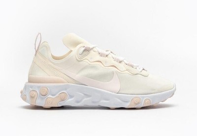 Nike React Element 55 Damen UK 2,5 ''Pale Ivory'' - BQ2728 203