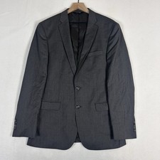 Jos A Bank Traveler Men s Wool Blazer 42L Gray Slim Fit Sport Coat