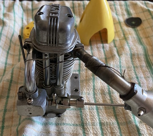 1985 Enya 80-4C RC Four Cycle model airplane engine Muffler vintage .80 Japan - Picture 3 of 10