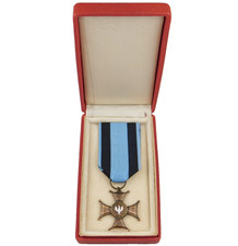 4570 WW2 POLISH ORDER VIRTUTI MILITARI 5TH CLASS POLAND