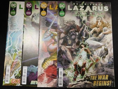 LAZARUS PLANET REVENGE OF THE GODS 1-4 A DC COMIC SET COMPLETE MARCH 2023 NM