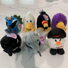 Puffkins Swibco Plush Collectibles 1997-1998, Set of 7, with Tags