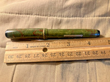 Parker Fifth Avenue Green Swirl Fountain Pen Circa 1932