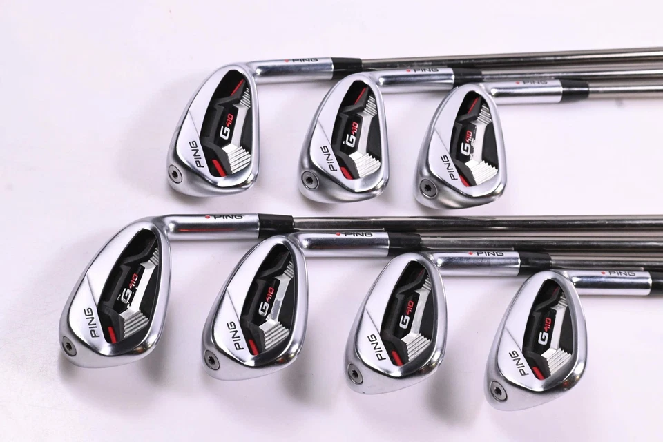 Ping G410 Irons / 5-PW+GW / Red Dot / Senior Flex Shafts - Image 2 of 4