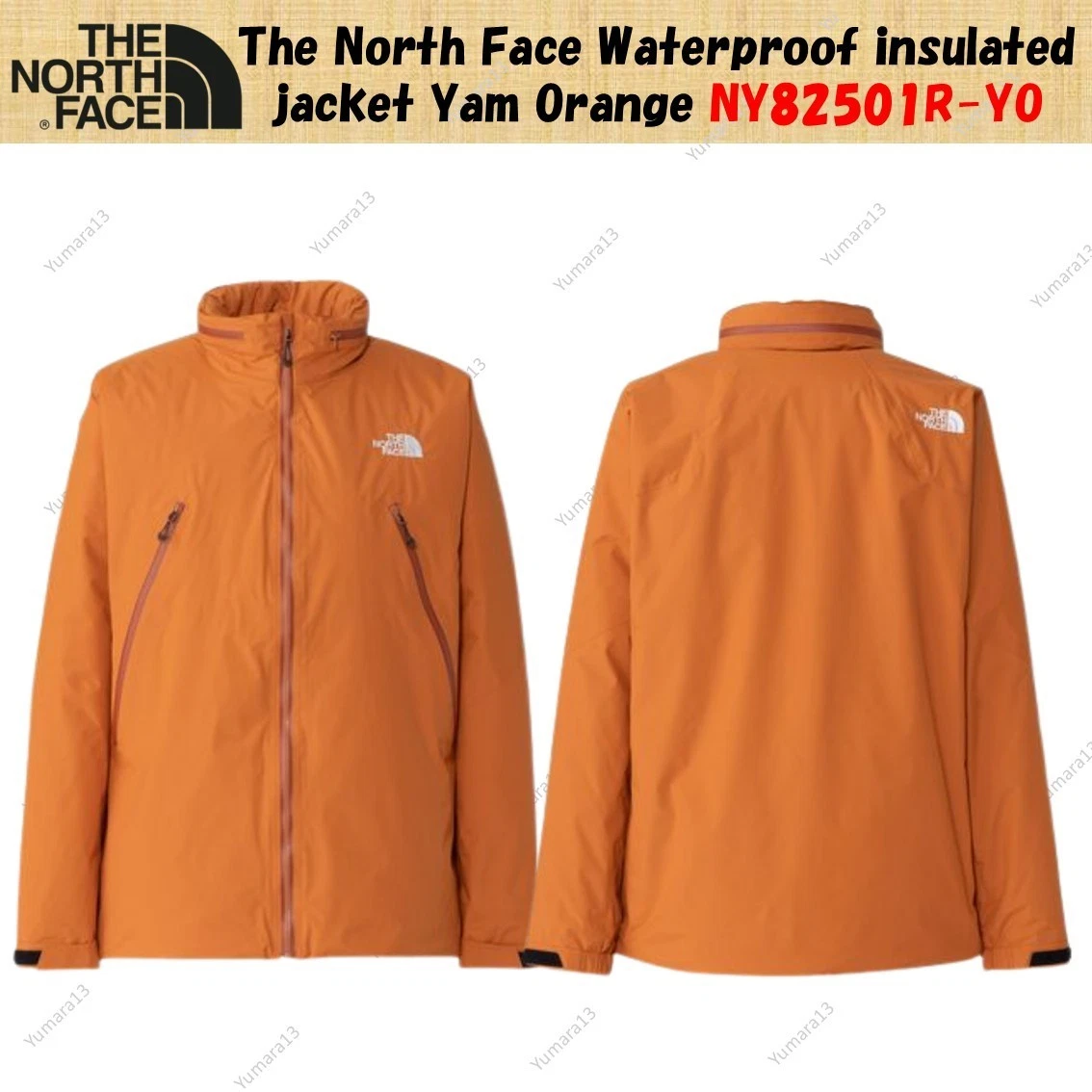 The North Face Waterproof insulated jacket Yam Orange NY82501R-YO