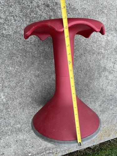 VS America Hokki Stool John Harding Design Flexible Ergonomic Seating - 18" Red - Picture 9 of 10