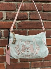 Juicy Couture New Love Chapter Mini Shoulder Bag Frosty Green Pink Scottie Dogs