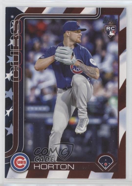 2025 Topps Update Independence Day 35/76 Cade Horton #US140 b4d
