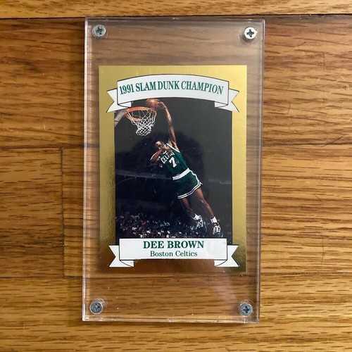 1991 Dee Brown Slam Dunk Champion Jacksonville Sports Card Gold